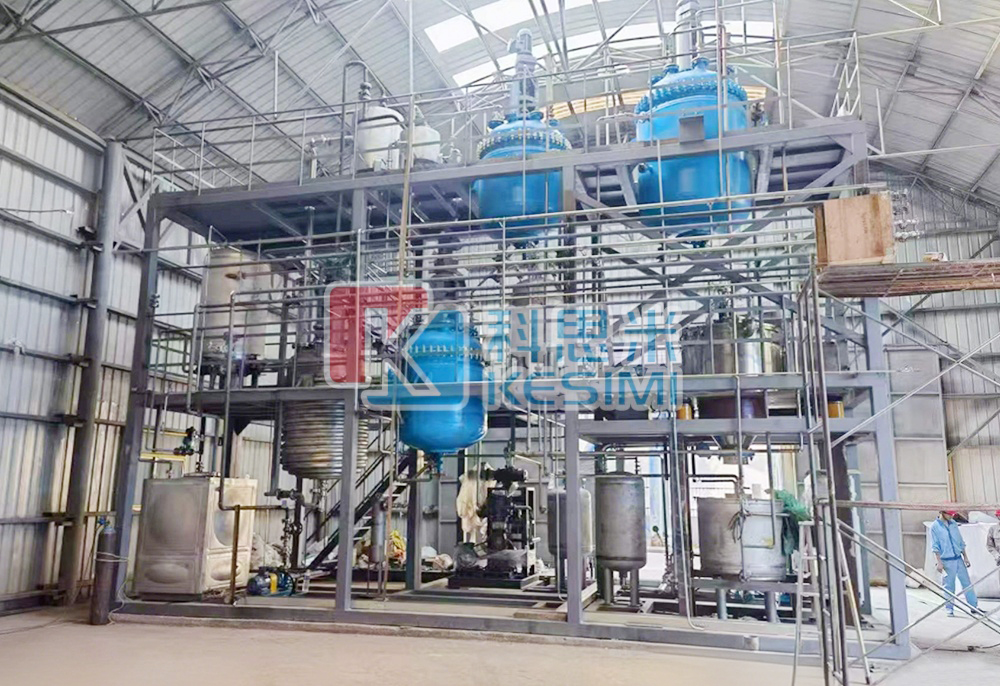 Crosslinking agent (TAIC) production facility
