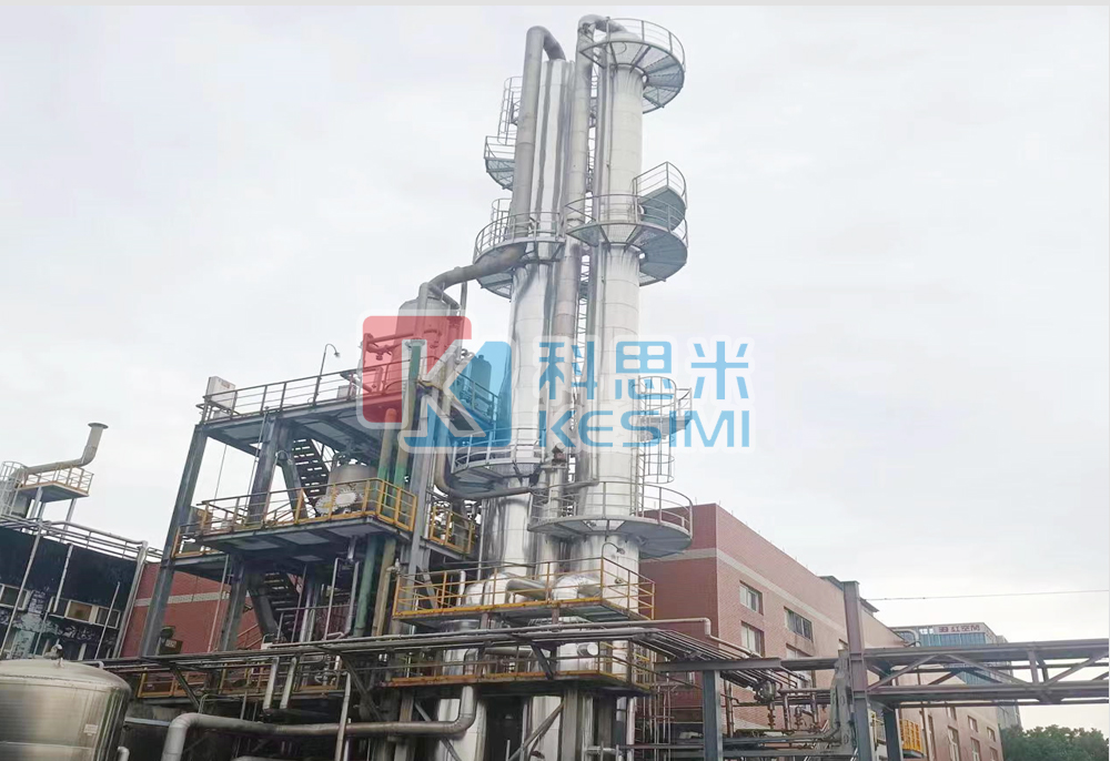 Alcohol double-effect distillation apparatus